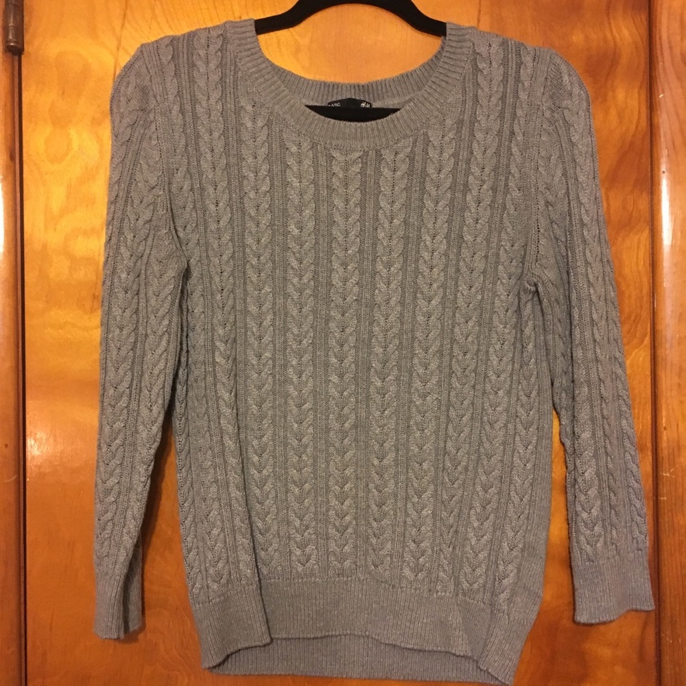 Medium Grey Knit Sweater